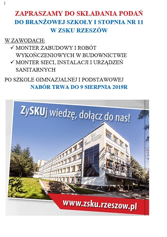 Szkoły branżowe